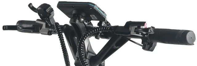 Dualtron Spider Max, gros plan sur l’écran EY4 du guidon