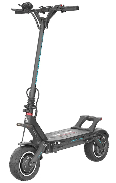 Dualtron Victor Luxury, vue de trois-quarts avant